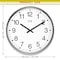 Infinity Instruments Profuse 19 in. Business Clock, Silver 14246SV-830 - alternate 4